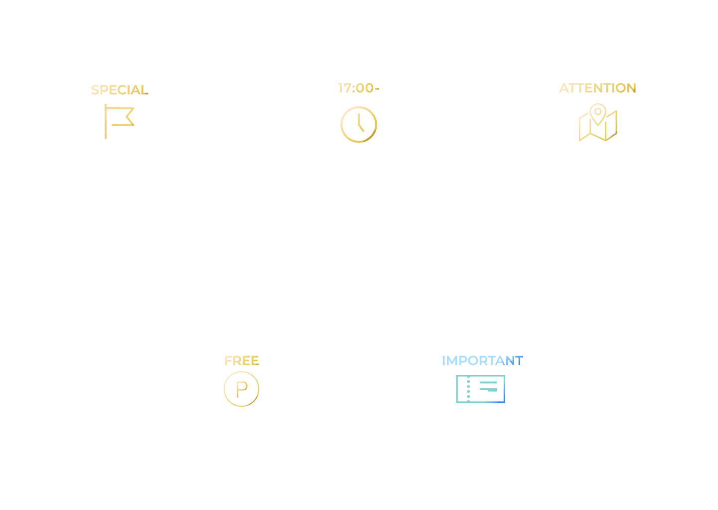  ※パークは17:00に閉園いたします。
                ※イベントにご参加される方のみ、閉園後のサファリエリアにご入場いただけます。
                ※サファリエリア以外の施設はすべてクローズいたします。
                ※集合場所のエントランス改札口前からサファリエリアへは、車両にご乗車して移動していただきます。